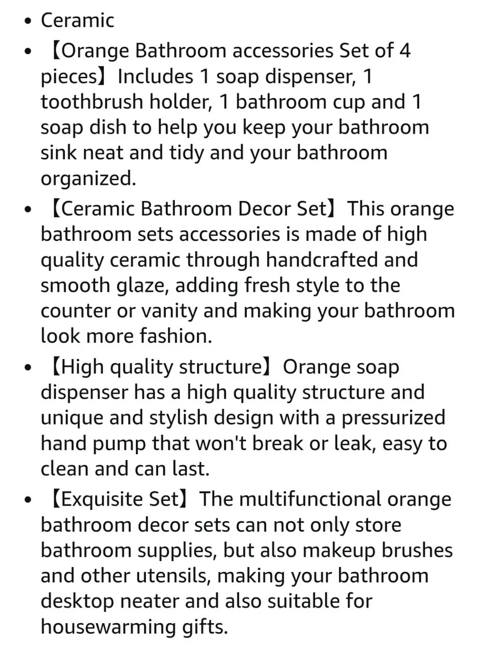 NWT 4pc Set Ceramic Dimple Texture Bathroom Accessories Set Soap Toothbrush
